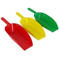 TRIZERATOP Handstreuer Handschaufel, Futterschaufel, Streuschaufel 12x32cm, 0,5kg
