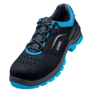 uvex 2 xenova Sicherheitsschuh S1 Halbschuh gelocht schwarz/blau 49 - 9554849