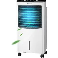 COSTWAY Ventilatorkombigerät Luftkühler, 75W, 8L Tank, 7,5H Timer, 3 Stufen
