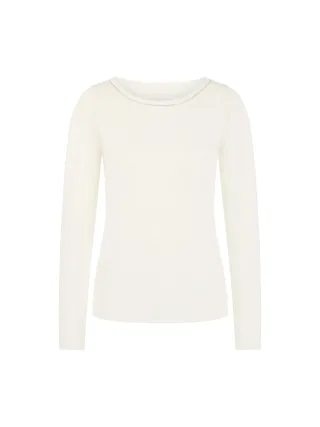 Marc Cain Collections - Shirt mit Kettendetail off-white - Gr. - 42