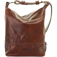 Piké Cityrucksack, echt Leder, Made in Italy