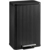 SONGMICS Mülleimer Abfalleimer für Küche, Mülleimer aus Stahl, Softclose, 50 Liter