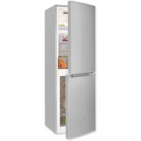 exquisit Kühl-/Gefrierkombination KGC195-65-NF-330E silber, 157,5 cm hoch, 48,5 cm breit, 4-Sternefach