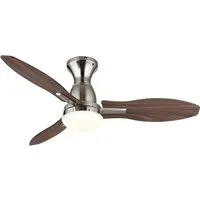 GLOBO LIGHTING Deckenleuchte GALE, Memoryfunktion, Timerfunktion, Ventilatorfunktion, LED fest integriert, warmweiß - kaltweiß, Ventilator kühlen-heizen holzoptik CCT 3000/4500/6000K