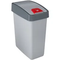 Mülleimer KEEEPER Premium Abfallbehälter mit Flip-Deckel, Soft Touch, 25 l, Magn