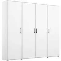 rauch Kleiderschrank VOYAGER Garderobe Wäscheschrank Schlafzimmer (in 3 verschiedenen Ausstattungen BASIC/CLASSIC/PREMIUM) mit 2 modernen Griffvarianten, viel Stauraum MADE IN GERMANY