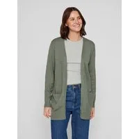 Vila Strickjacke VIRIL OPEN L/S KNIT CARDIGAN - NOOS Viskosemischung, regular fit