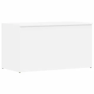 vidaXL Aufbewahrungstruhe, Weiß, Holz, 84x46x42 cm, Esszimmer, Bänke, Sitzbänke