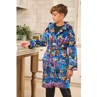 Next Kinderbademantel Fleece-Bademantel, Polyester (recycelt), Polyester
