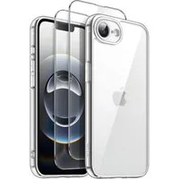 SmartUP Handyhülle + 2X Schutzglas für iPhone 17e Display Panzerglas Panzerfolie Case 9H 6,1 Zoll, kompletter Rundumschutz, MagSafe-Technologie