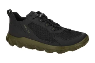 Ecco 820264 MX Men Low Breathru Schwarz Sneaker Gummizug Schnellverschluss