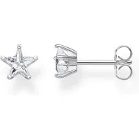 THOMAS SABO Paar Ohrstecker Kleine Sterne, mit Zirkonia