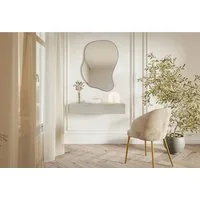Selsey Konsolentisch VELDIO, hängend, mit gefräster Front und Schublade, 90 cm