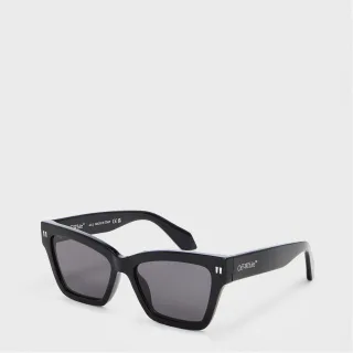 Off White - "Cincinnati" Katzenauge-Sonnenbrille für Herren/Damen Unisex (Schwarz/Dunkelgrau)