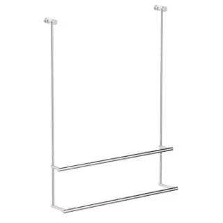 Avenarius Badetuchhalter 2-fach; für Duschabtrennung, Serie Univ., 9004580010 9004580010