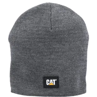 Caterpillar Logo Strickmütze Unisex Erwachsene Grau