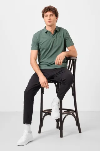 Herren gerade geschnittene Gabardine-Chinos