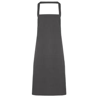 Premier Ladies/Womens Slim Apron (ohne Tasche) (2er-Pack) (Dunkelgrau)