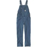 Carhartt Latzhose LOOSE FIT DENIM BIB OVERALL (1-tlg) mit Hammerschlaufe & Zollstocktasche