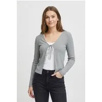 pieces Strickjacke PCKITTE LS TIE CARDIGAN JRS NOOS BC mit Bindeband