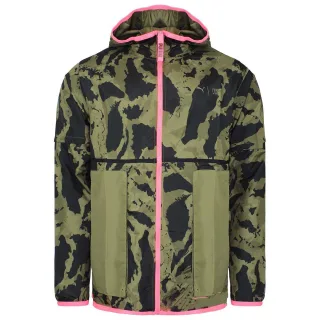 Puma x First Mile Windcell Herren Black/Green Woven Jacke