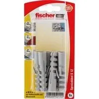 Spreizdübel Dübel S 12 K grau, 6 Stück