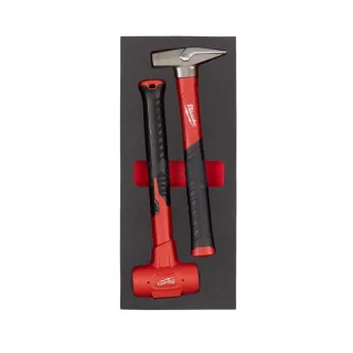 Milwaukee Fiberglas Schlosser- und Schonhammer Einlage 2-teilig - 4932493253