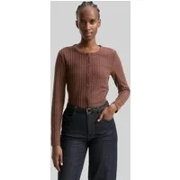 TOM TAILOR Denim Langarmshirt T-Shirt Slim Fit Langarmshirt mit Deko-Knopfleiste