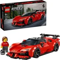 LEGO® Ferrari SF90 XX Stradale Sportwagen (77254), LEGO Speed Champions Konstruktionsspielsteine, (339 St), Made in Europe