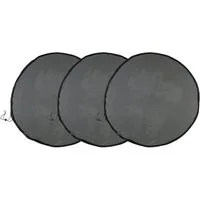 Maximex Regentonnendeckel Regentonnennetz, Ø 95 cm, (Set, 3-tlg), gegen Schmutz, Blätter und Ungeziefer, mit Zugband