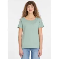 Ragwear Kurzarmshirt MINTTA Kurzarmshirt, aus Baumwolle und Polyester, lockere Passform, mit Druck