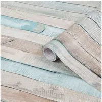 d-c-fix Möbelfolie Rio ocean - selbstklebende Dekofolie Holzoptik Klebefolie Möbel Küche, Designfolie - abwaschbar, zuschneidbar und rückstandslos entfernbar