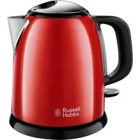 RUSSELL HOBBS Wasserkocher Colours Plus rot 24992-70, 1 l, 2400 W