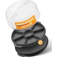 EUROHOME Tortenglocke Tortenbehälter - Kuchenbehälter mit Tragegriff und Klickverschluss,(1-tlg., Kuchencontainer 32 x 14 cm) Sichere Transportbox für Kuchen und Torten