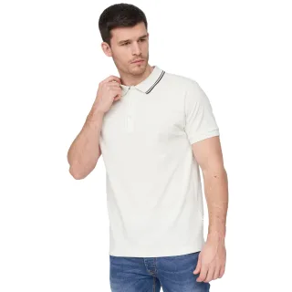Duck and Cover - "Samtrase" Poloshirt für Herren (Naturweiß)