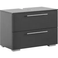 welltime Waschbeckenunterschrank Carlos, Waschbeckenunterschrank, Made in Germany, B: 80 cm Solide Verarbeitung - Dieses Produkt ist in Deutschland gefertigt
