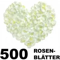 Kunstblume 500 Rosenblätter Rosenblüten Blütenblätter Hochzeit Deko weiß o. rot, Gravidus