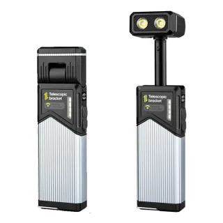 Multi-function 180° Rotatable Pull-Out Handheld Folding Work Light for Outdoor Camping Maintenance Flashlight