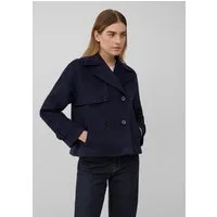 s.Oliver Funktionsmantel Outdoor-Jacke Kurze Cabanjacke aus Wollmix mit Rückenfalte