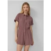 QS Jumpsuit Overall Musselin-Overall mit Elastikbund in der Taille