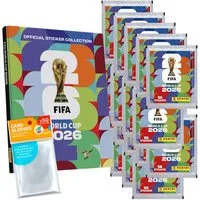 Panini Sammelkarte World Cup 2026 Sticker - 1 Hardcover Album+20 Tüten+Collect-it Hüllen