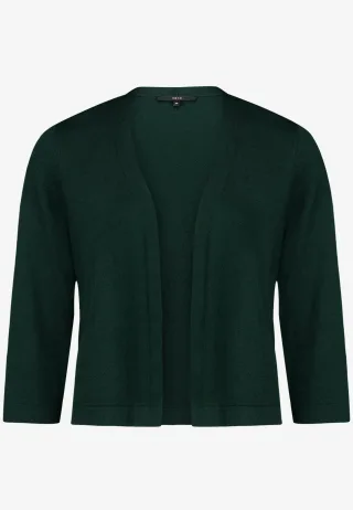 zero - Feintrickjacke kurz 3/4 Arm Green Forest - Gr. - 38