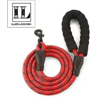 Illes-Laedchen Hundeleine Hundeleine aus Nylonseil mit gepolsterter Handschlaufe 150 cm, Robuste Seilleine für kleine, mittlere & große Hunde – 4 Farben