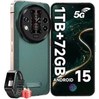 OUKITEL WP200 Pro 5G Outdoor Smartphone (17,02 cm/6.7 Zoll, 1000 GB Speicherplatz, 108 MP Kamera, IP68 Wasserdicht Baustellenhandy, Android 15, 8800mAh, AMOLED Display)