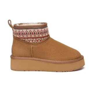 EVER AU Australien Damen Plover Woven Knöchel Plattformstiefel