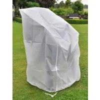Haushalt International Gartenmöbel-Schutzhülle Abdeckplane Schutzhülle Hülle Plane für Stapelstühle