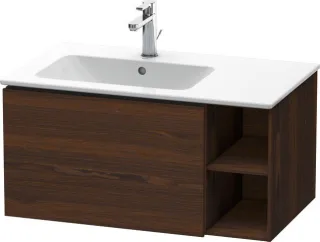 Duravit L-Cube Waschtischunterbau wandhängend Nussbaum gebürstet Matt 820x481x400 mm - LC619106969 LC619106969