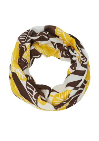 s.Oliver Red Label - Snood gelb/weiß - Gr. - ONE SIZE