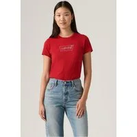 Levi's® Rundhalsshirt THE PERFECT TEE mit Logo im Metallic-Holo Print