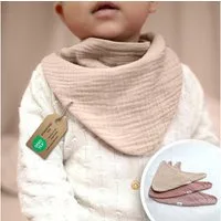 lilimaus Spucktuch Musselin Dreieckstuch für Babys - Halstuch & Sabbertuch, (1-tlg), hält den Hals trocken & sitzt auch bei Bewegung - in 2 Größen